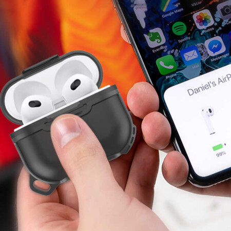 Apple Airpods 3. Nesil Zore Airbag 16 Silikon 1-1 Su Geçirmez Kılıf - 22