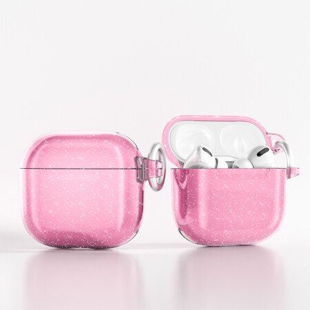 Apple Airpods 4 Zore Allstar Airbag 32 Parlayan Simli Saydam Renkli Kılıf - 5