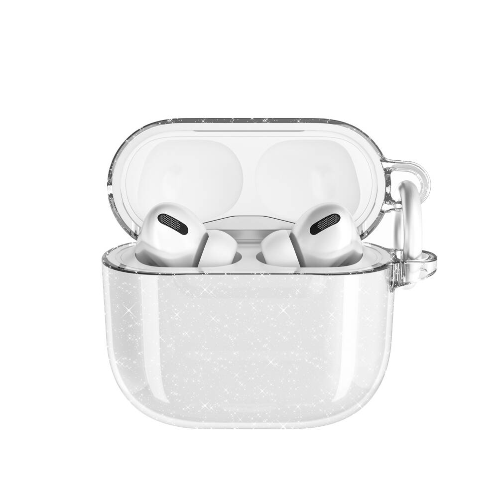 Apple Airpods 4 Zore Allstar Airbag 32 Parlayan Simli Saydam Renkli Kılıf - 2