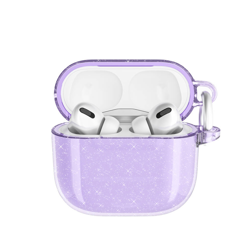 Apple Airpods 4 Zore Allstar Airbag 32 Parlayan Simli Saydam Renkli Kılıf - 1