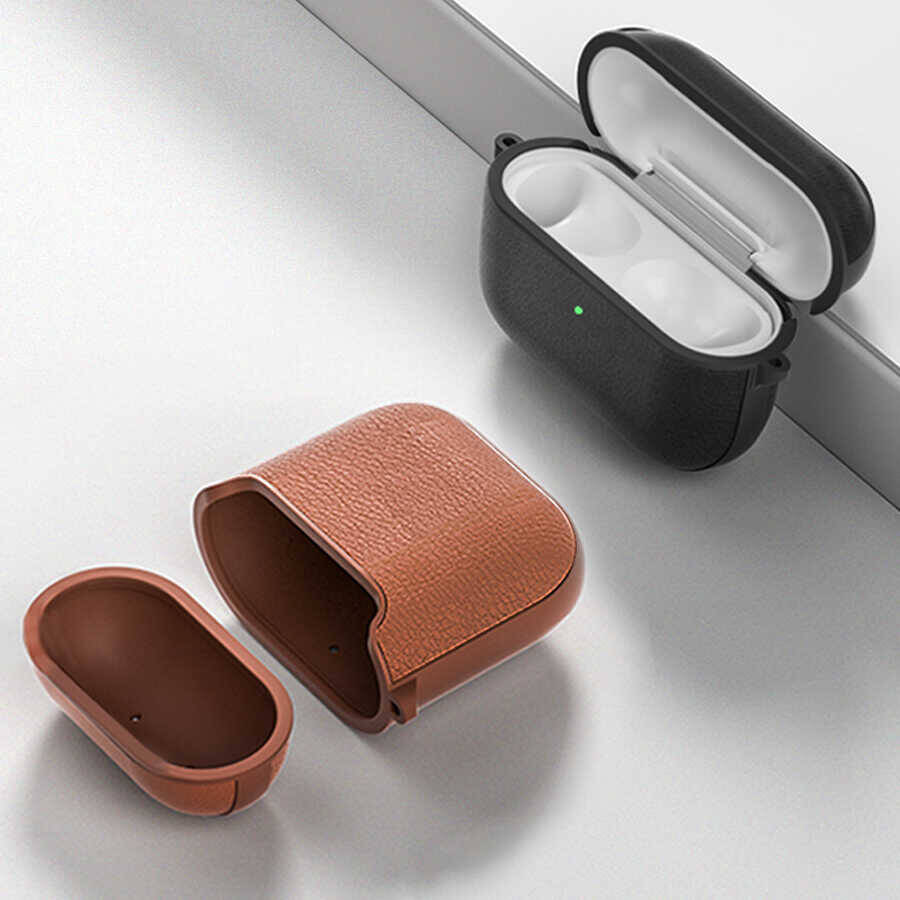 Apple Airpods Kılıf Wiwu Calfskin Kılıf - 13