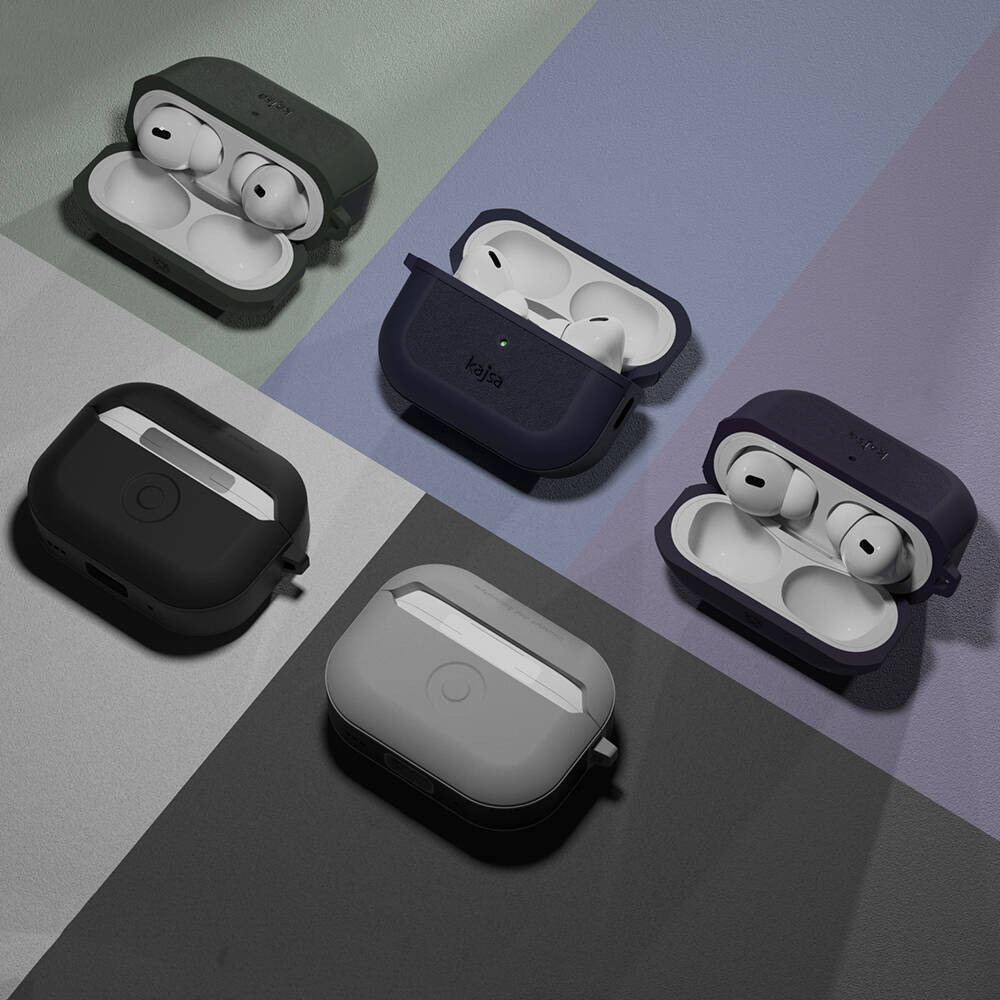 Apple Airpods Pro 2 Kılıf Kajsa Luxe Collection Kablosuz Şarj Uyumlu Kılıf - 14