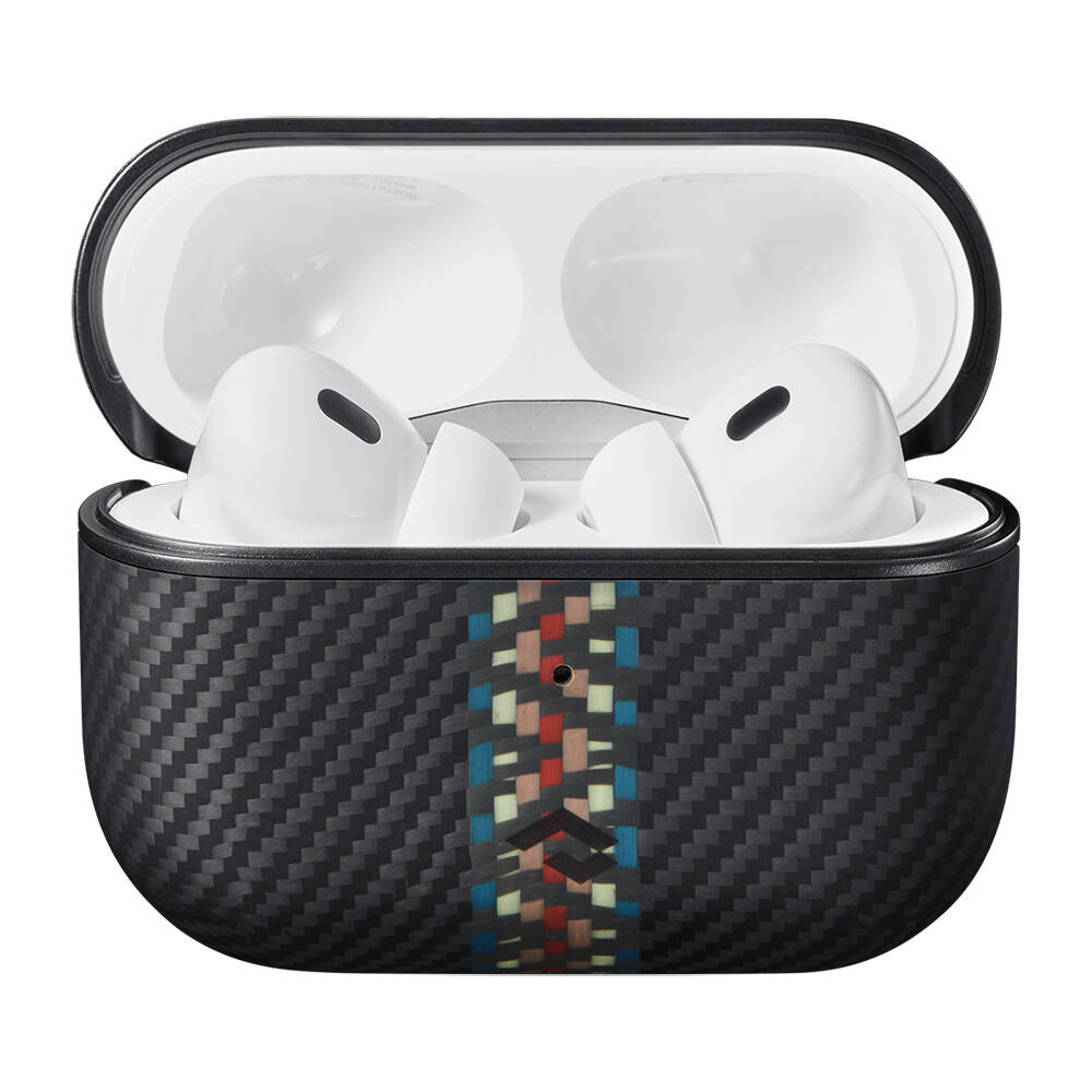 Apple Airpods Pro Kılıf Magsafe Şarj Özellikli 600D Aramid Fiber Pitaka Orchestra Serisi Rhapsody Kılıf - 2