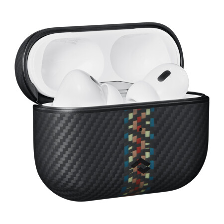 Apple Airpods Pro Kılıf Magsafe Şarj Özellikli 600D Aramid Fiber Pitaka Orchestra Serisi Rhapsody Kılıf - 5