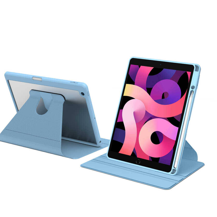 Apple iPad 10.2 2021 (9.Nesil) Kılıf Zore Nayn Dönebilen Standlı Kılıf - 12