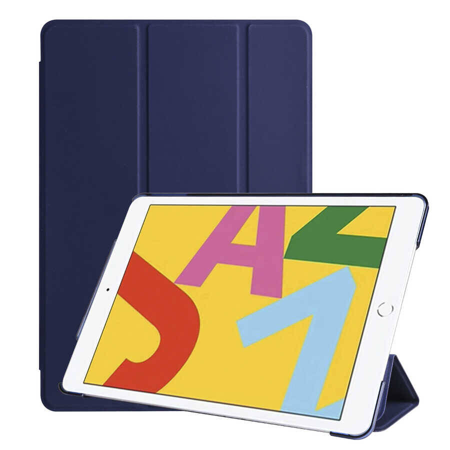 Apple iPad 10.2 2021 (9.Nesil) Zore Smart Cover Standlı 1-1 Kılıf - 1