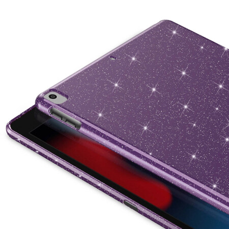 Apple iPad 10.2 (8 Generation) Glittered Shiny Look Zore Tablet Koton Case - 13