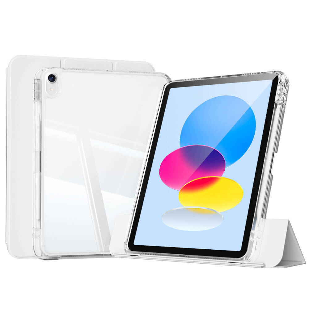 ​Apple iPad 10.9 2022 (10.Nesil) Kılıf Magnetik Ayrılabilen Airbagli Zore Sliding Tablet Kılıfı - 7