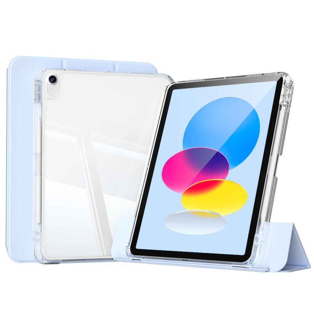 ​Apple iPad 10.9 2022 (10.Nesil) Kılıf Magnetik Ayrılabilen Airbagli Zore Sliding Tablet Kılıfı - 5