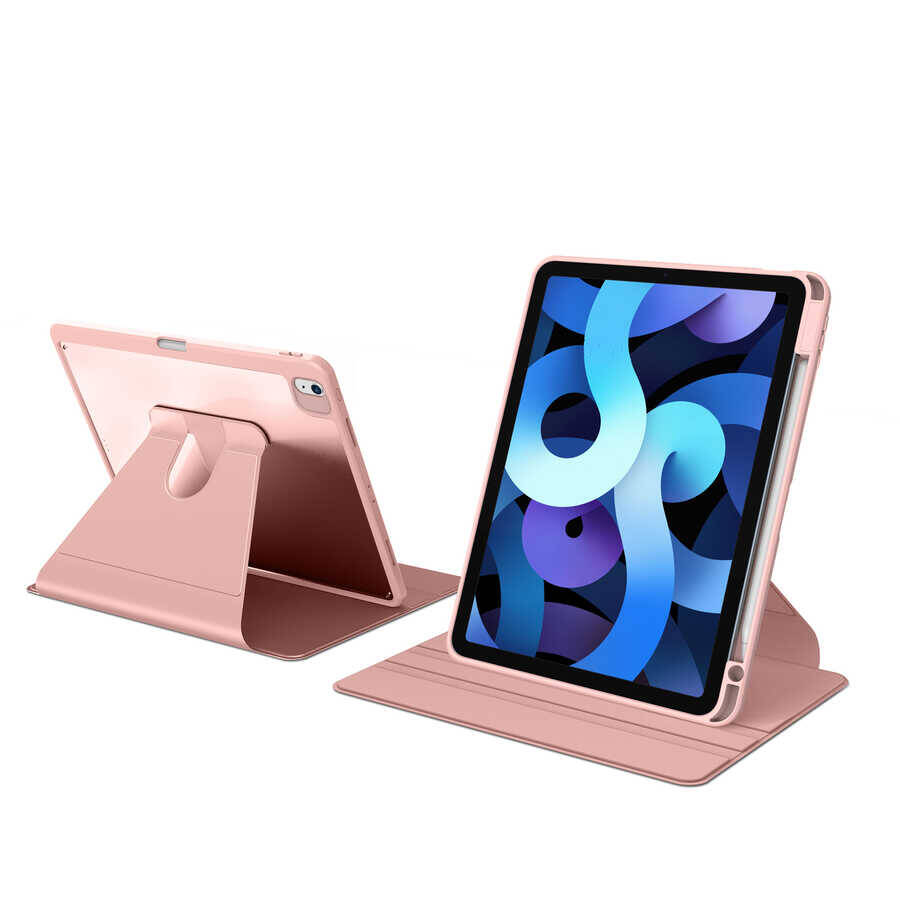 Apple iPad 10.9 2022 (10.Nesil) Kılıf Zore Nayn Dönebilen Standlı Kılıf - 23