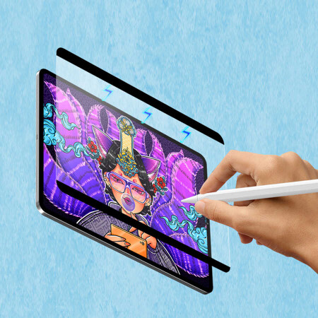 Apple iPad 9.7 2018 (6.Nesil) Wiwu Removable Mıknatıslı Ekran Koruyucu - 13