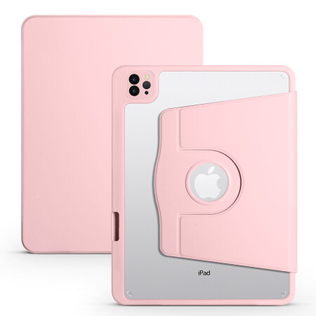 Apple iPad Air 10.9 2020 (4.Nesil) Kılıf Zore Termik Kalem Bölmeli Dönebilen Standlı Kılıf - 4