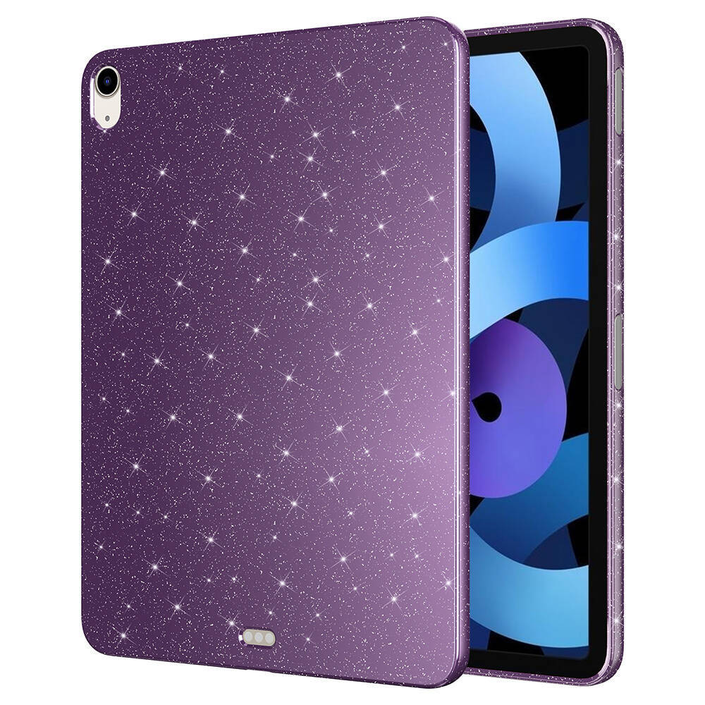 Apple iPad Air 10.9 2022 (5 Generation) Zore Tablet Koton Case with Glittering Glossy Appearance - 9