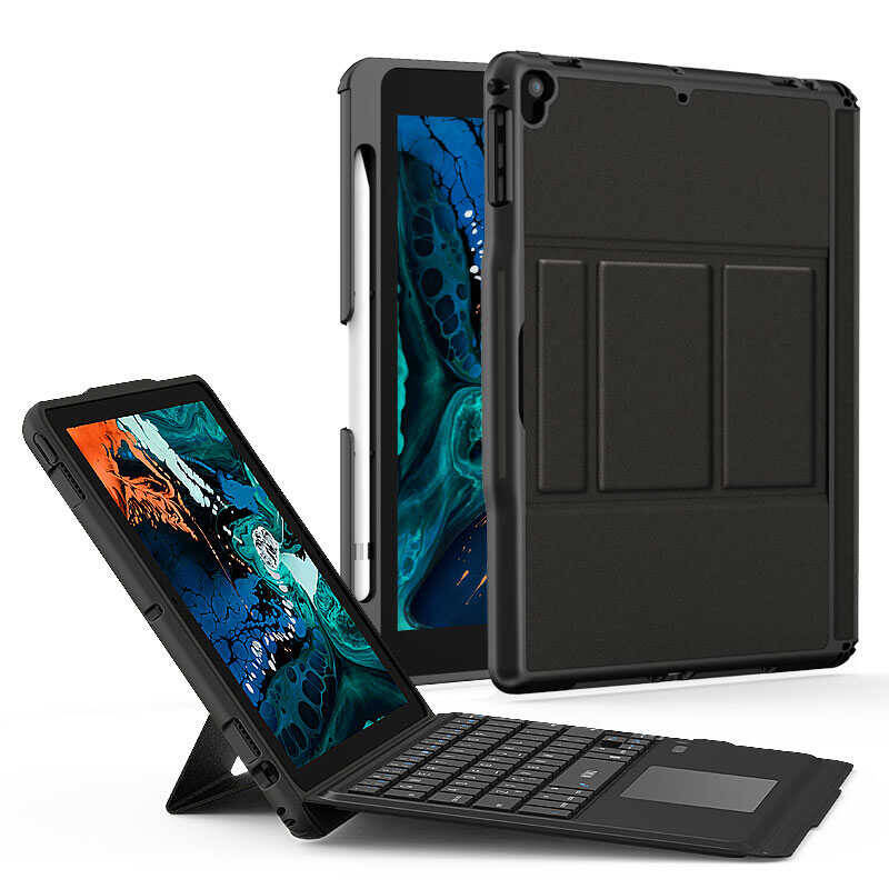 Apple iPad Air 10.9 2022 (5.Nesil) Wiwu Keyboard Folio Kablosuz Klavyeli Kılıf - 7