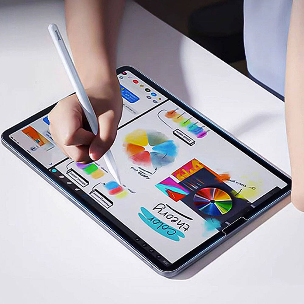 Apple iPad Air 13 2024 Kağıt Hisli Wiwu iPaper Like Tablet Ekran Koruyucu - 8