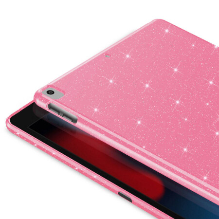 Apple iPad Pro 10.5 (7 Generation) Glittered Glossy Look Zore Tablet Koton Case - 10