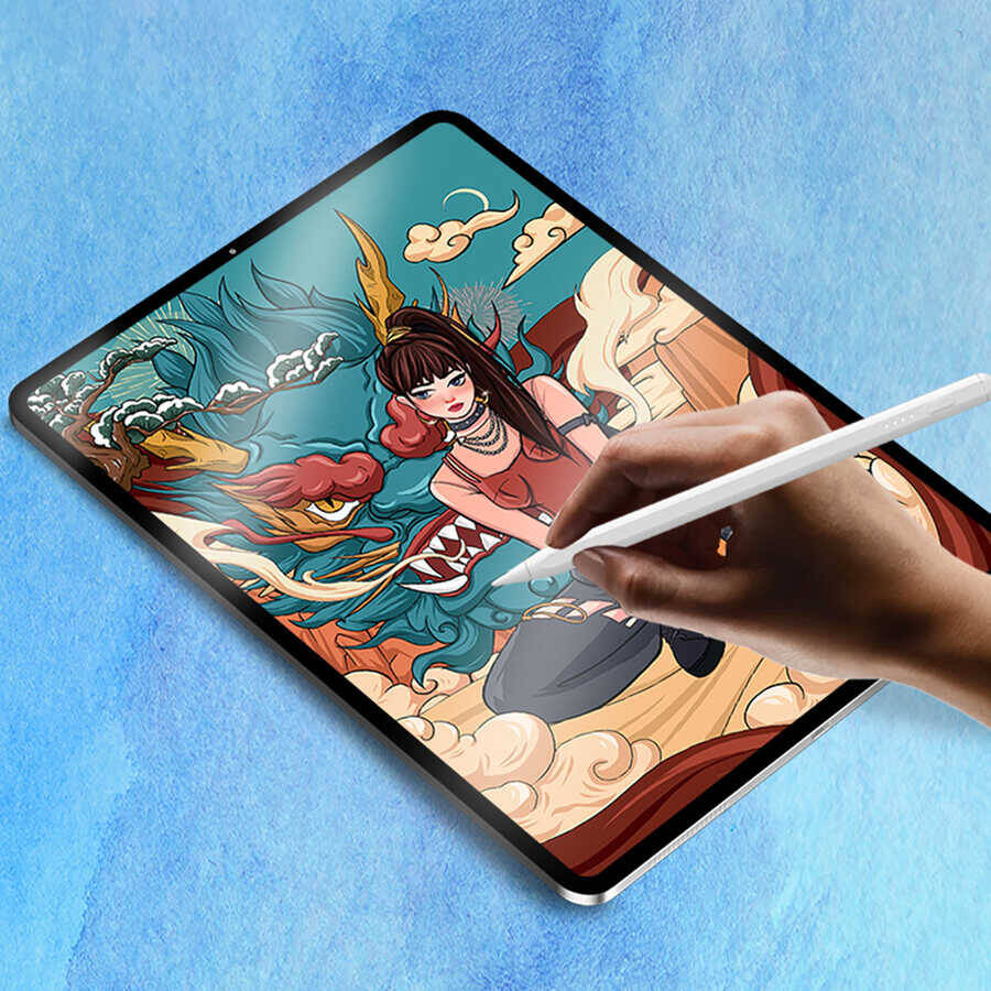 Apple iPad Pro 10.5 (7.Nesil) Wiwu Removable Mıknatıslı Ekran Koruyucu - 7