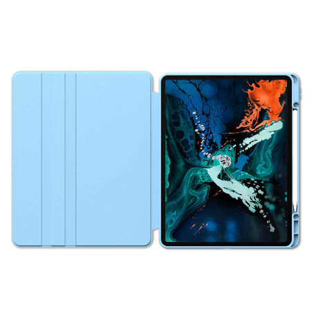 Apple iPad Pro 11 2020 (2.Nesil) Kılıf Zore Nayn Dönebilen Standlı Kılıf - 43