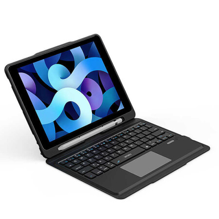 Apple iPad Pro 11 2020 (2.Nesil) Wiwu Keyboard Folio Kablosuz Klavyeli Kılıf - 1