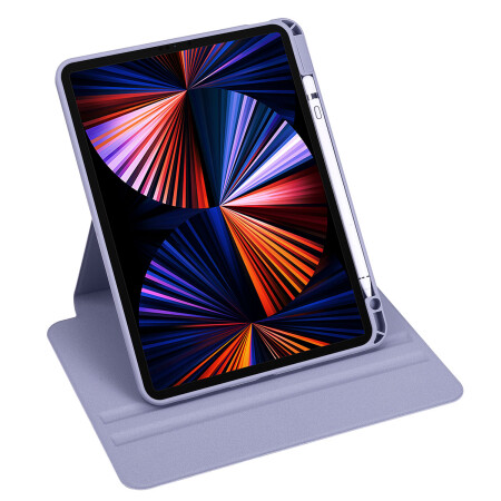 Apple iPad Pro 11 2021 (3.Nesil) Kılıf Zore Termik Kalem Bölmeli Dönebilen Standlı Kılıf - 11