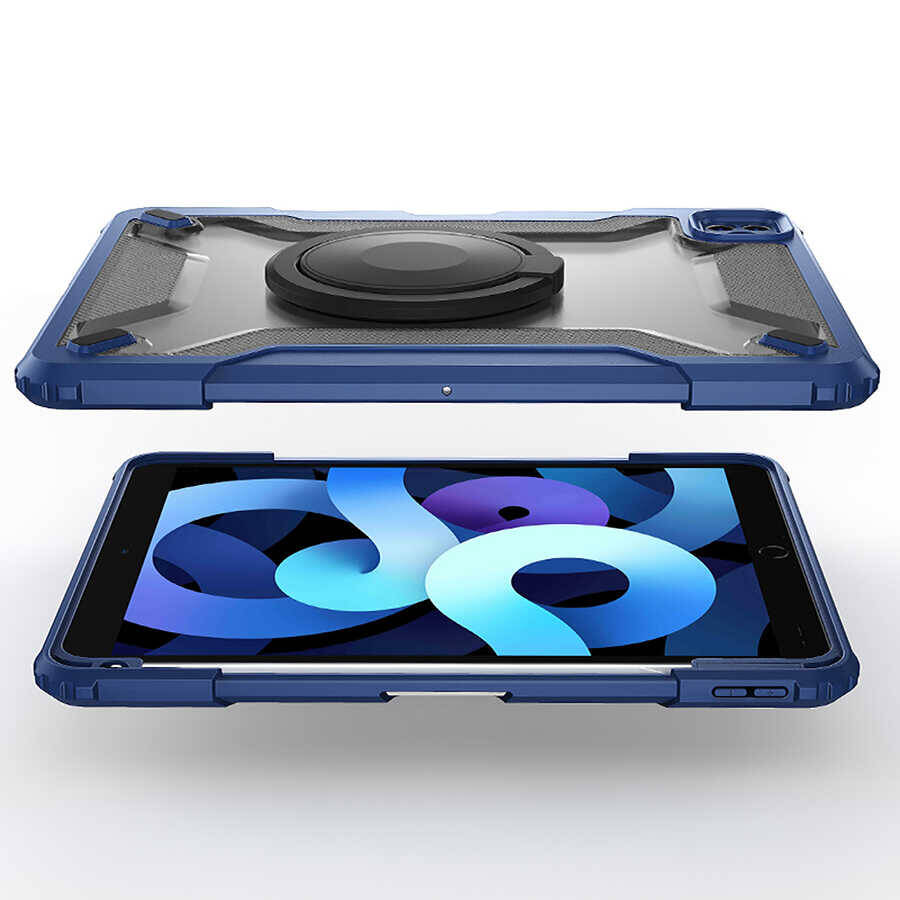 Apple iPad Pro 11 2021 (3.Nesil) Wiwu Mecha Dönebilen Standlı Tablet Kılıfı - 9