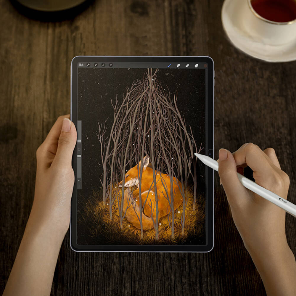 Apple iPad Pro 11 2024 Benks Mat Paper-Like Ekran Koruyucu - 7