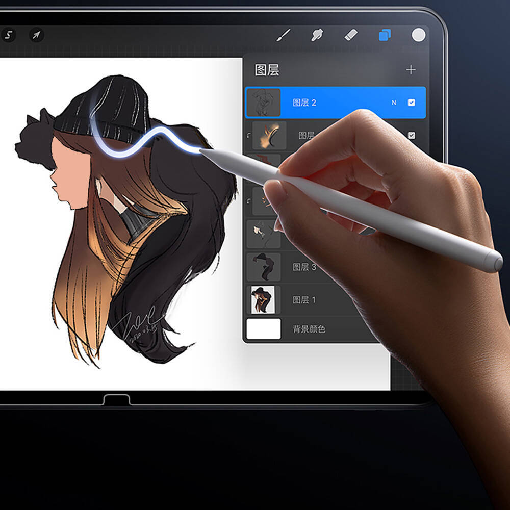 Apple iPad Pro 11 2024 Wiwu Wi-GQ003 iVista Serisi Oleofobik HD Temperli Cam Ekran Koruyucu - 6