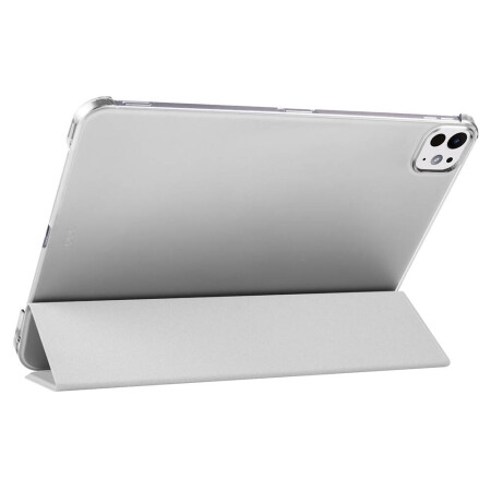 Apple iPad Pro 11 2024 Zore Smart Cover Kalem Bölmeli Standlı 1-1 Kılıf - 19