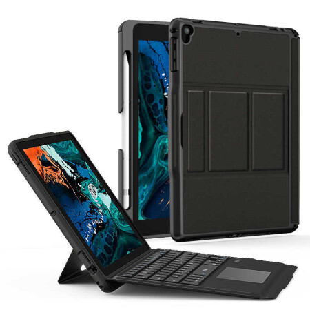 Apple iPad Pro 11 Wiwu Keyboard Folio Kablosuz Klavyeli Kılıf - 6