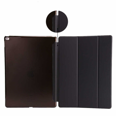 Apple iPad Pro 12.9 2015 Zore Smart Cover Standlı 1-1 Kılıf - 4