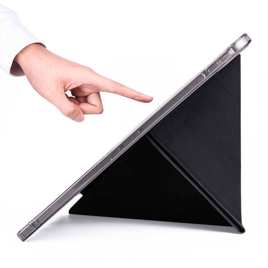 Apple iPad Pro 12.9 2020 (4.Nesil) Kılıf Zore Tri Folding Kalem Bölmeli Standlı Kılıf - 12