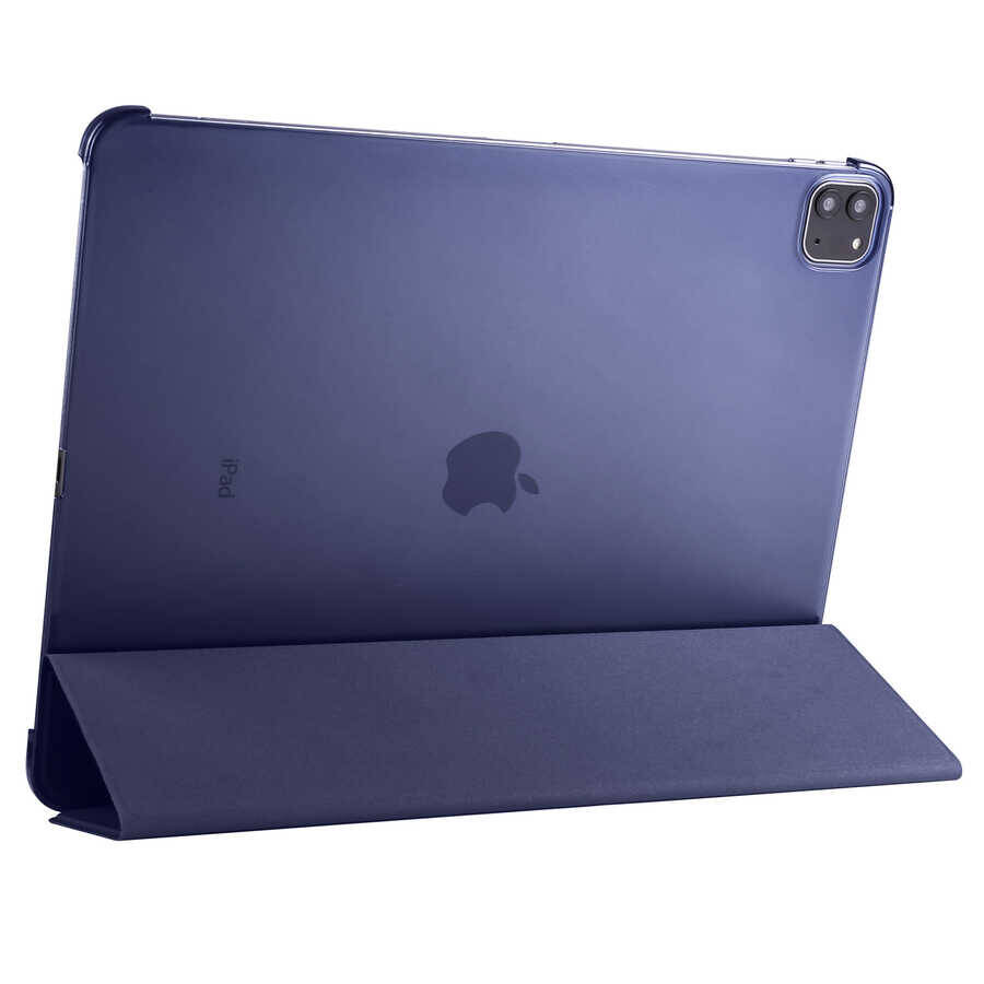 Apple iPad Pro 12.9 2020 (4.Nesil) Zore Smart Cover Standlı 1-1 Kılıf - 6