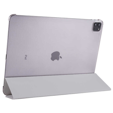 Apple iPad Pro 12.9 2020 (4.Nesil) Zore Smart Cover Standlı 1-1 Kılıf - 2