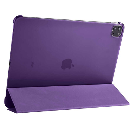 Apple iPad Pro 12.9 2020 (4.Nesil) Zore Smart Cover Standlı 1-1 Kılıf - 31