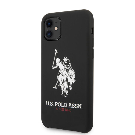 Apple iPhone 11 Kılıf U.S. POLO ASSN. Silikon Büyük Logo Dizayn Kapak - 3