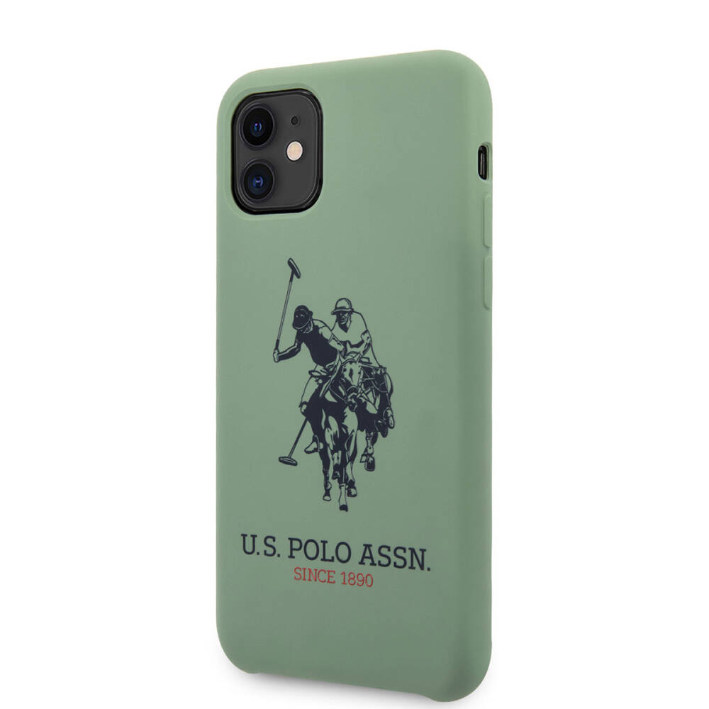 Apple iPhone 11 Kılıf U.S. POLO ASSN. Silikon Büyük Logo Dizayn Kapak - 9