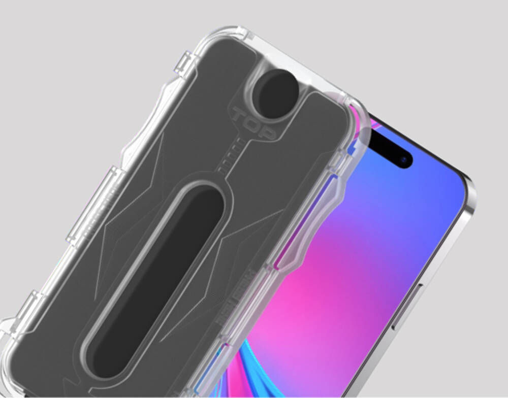 Apple iPhone 11 Pro Zore Kolay Uygulama Aparatlı 5D Magic Privacy Glass Hayalet Cam Ekran Koruyucu - 3