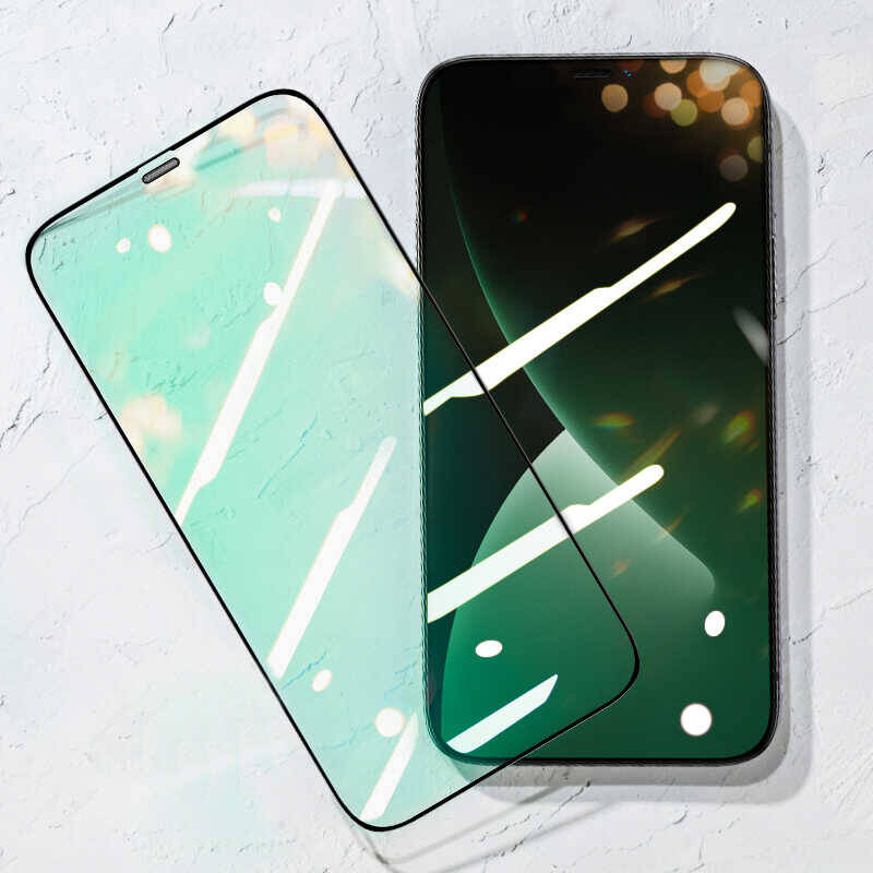 Apple iPhone 12 ​​​​Benks 0.3mm V Pro Dust Proof Green Light Ekran Koruyucu - 1