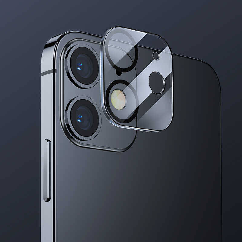 Apple iPhone 12 Benks İntegrated Kamera Lens Koruyucu Cam - 6