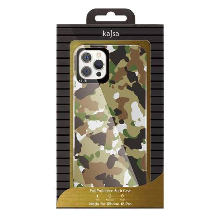 Apple iPhone 12 Kılıf Kajsa Camo Kapak - 6