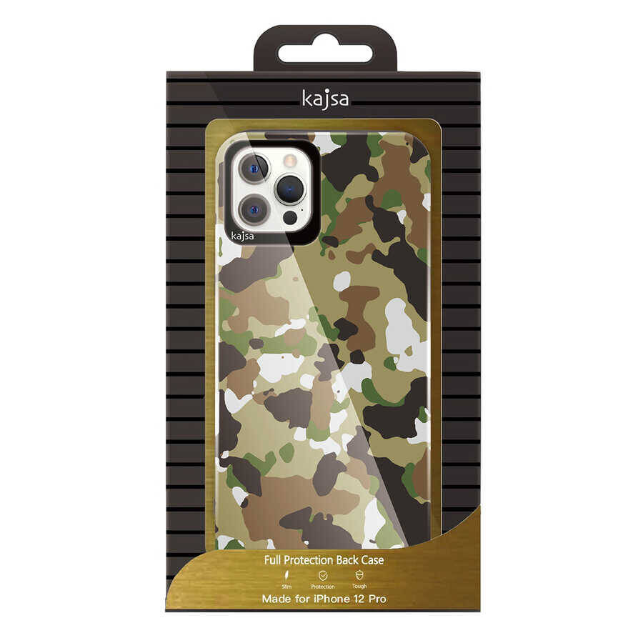 Apple iPhone 12 Kılıf Kajsa Camo Kapak - 6