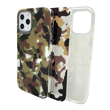 Apple iPhone 12 Kılıf Kajsa Camo Kapak - 7