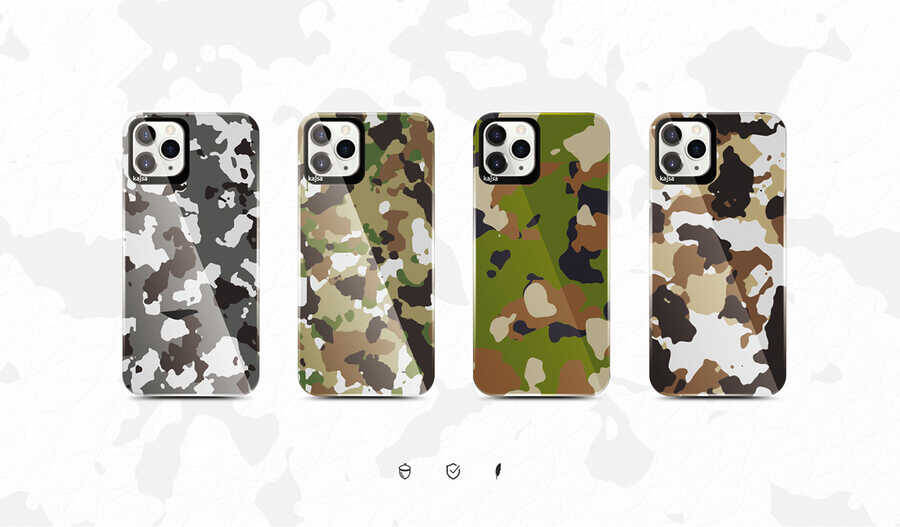 Apple iPhone 12 Kılıf Kajsa Camo Kapak - 9