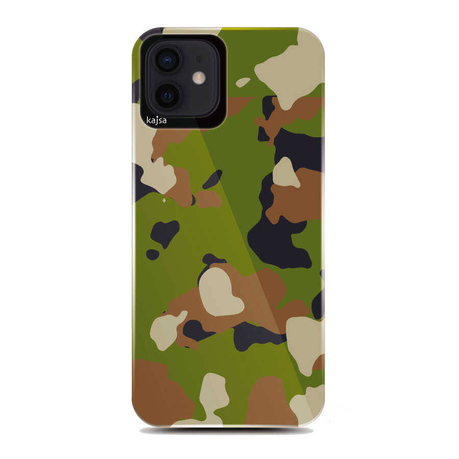 Apple iPhone 12 Kılıf Kajsa Camo Kapak - 4