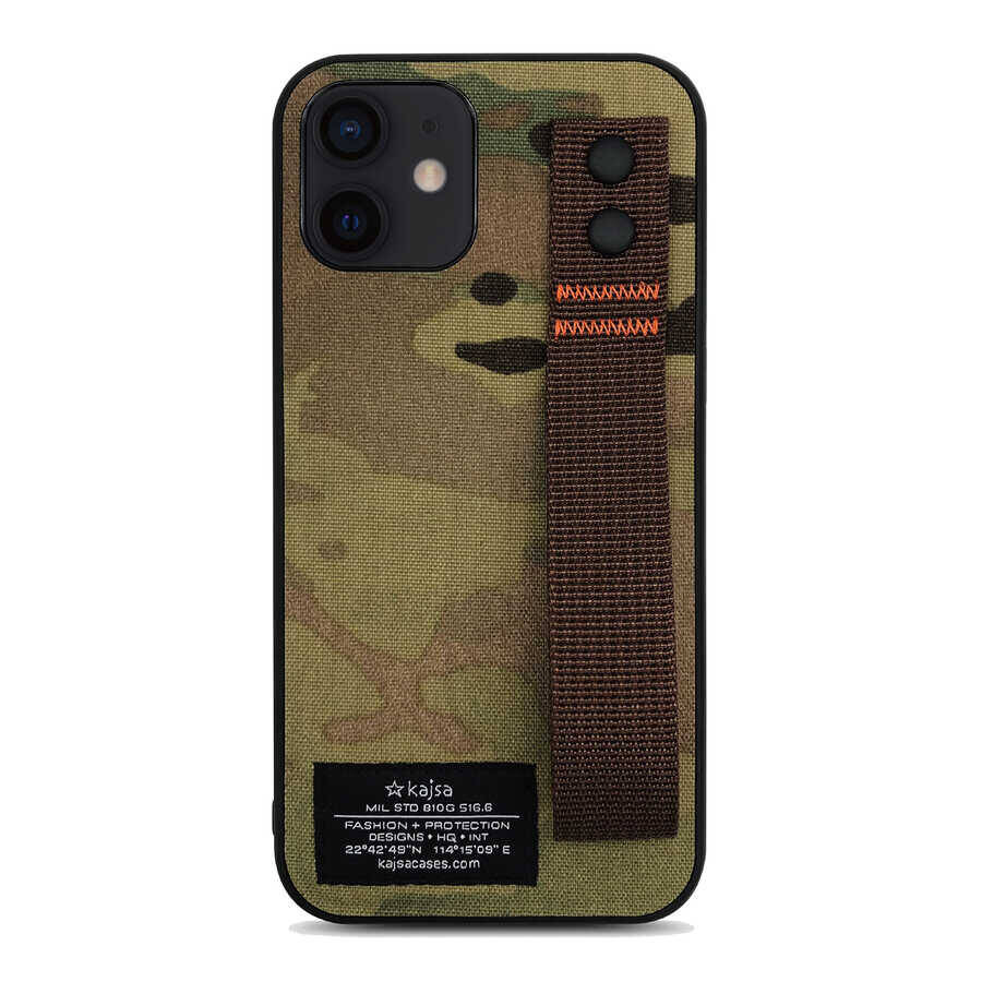 Apple iPhone 12 Kılıf Kajsa Cordura Serisi Military Kapak - 2