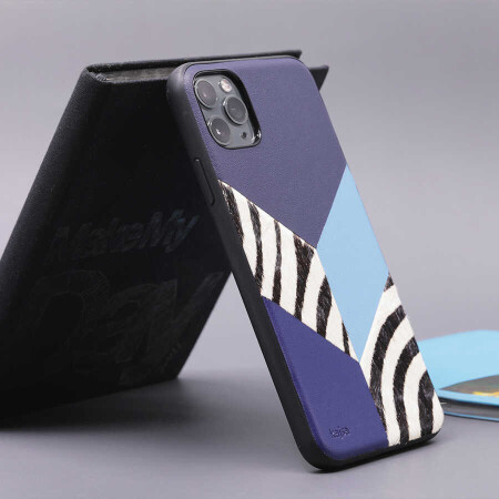 Apple iPhone 12 Kılıf Kajsa Glamorous Serisi Zebra Combo Kapak - 8