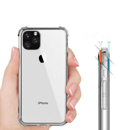 Apple iPhone 12 Kılıf Zore Nitro Anti Shock Silikon - 4