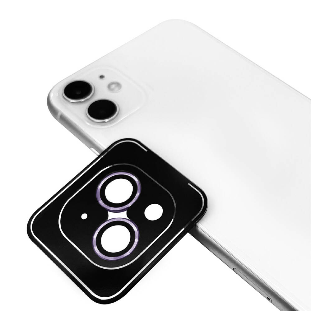 Apple iPhone 12 Mini Zore CL-11 Safir Parmak İzi Bırakmayan Anti-Reflective Kamera Lens Koruyucu - 9