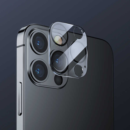 Apple iPhone 12 Pro Benks İntegrated Kamera Lens Koruyucu Cam - 3