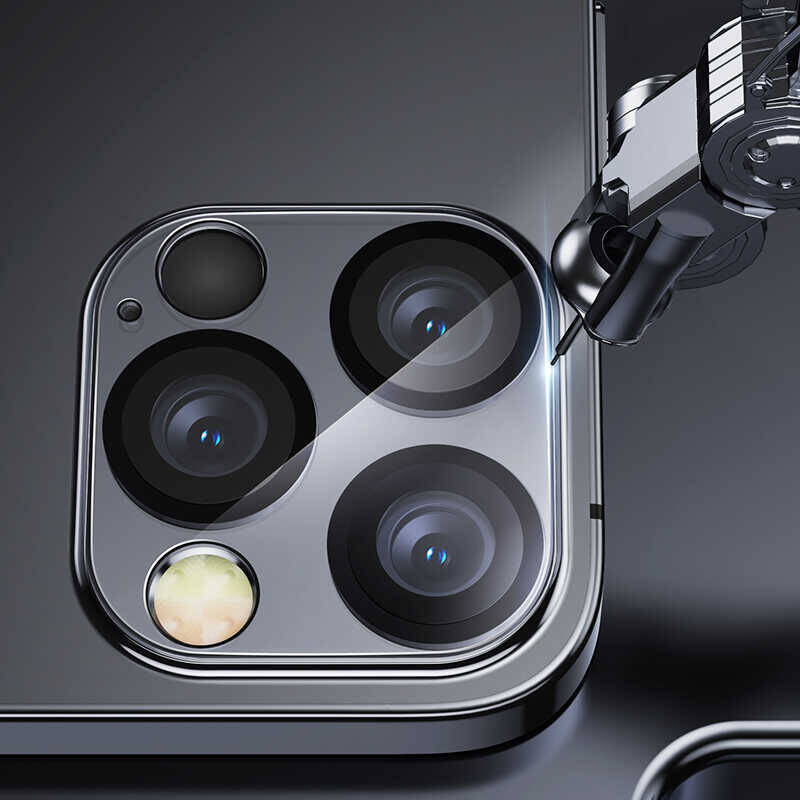 Apple iPhone 12 Pro Benks İntegrated Kamera Lens Koruyucu Cam - 5